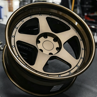Jantes de voiture de course en alliage d'aluminium forgées sur mesure, neuves, 3 pièces, 25 mm ET, 17-22 pouces