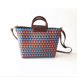 Newest Handmade Woven Plastic PP riemen <span class=keywords><strong>handtasche</strong></span> - Product Image 1