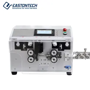 EW-3005 Electric heavy duty cable cutting stripping servo motorized cable wire strip machine