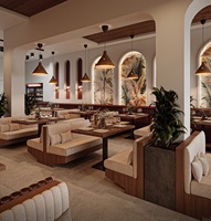 Ensemble table et chaises de style nordique pour restaurant, certifié CE, facile à nettoyer, pour hôtel et restaurant
