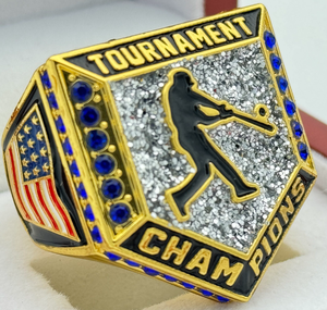 Diferente de los Anillos de Campeonato con el Mismo Diseño <span class=keywords><strong>pero</strong></span> en <span class=keywords><strong>Diferentes</strong></span> Colores, el Anillo de Campeonato de Béisbol - Product Image 1