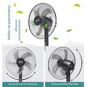 Ventiladores Recargable Fuerza de viento fuerte Ventilador de piso eléctrico Hogar y oficina Ventilador de plástico tridimensional - Product Image 5