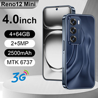 Nueva gran oferta Reno12 Mini teléfono móvil 4GB + 64GB Teléfono inteligente Reno 12 Mini Ligero y elegante Función Android 5G Teléfono inteligente
