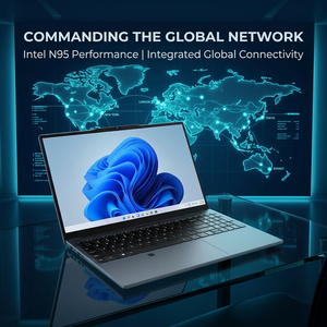 Nouvel ordinateur <span class=keywords><strong>portable</strong></span> pour étudiants de 15,6 pouces, Intel N95 Quad Core, 16 Go de RAM, 512 Go de SSD, Windows 11 Business, <span class=keywords><strong>portable</strong></span>, écran FHD IPS - Product Image 1