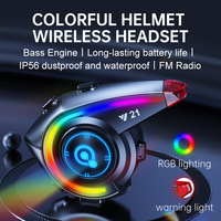 Casque de moto avec écouteurs sans fil étanches à réduction de bruit ultra performante et compatibles avec tous les casques