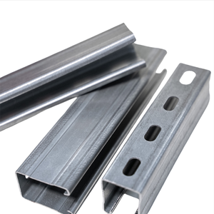 Sistem rel panel surya pv u <span class=keywords><strong>c</strong></span>, rak <span class=keywords><strong>array</strong></span> saluran, struktur sekrup modul pemasangan tanah - Product Image 1