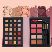 Ensemble d'ombres à paupières en papier Palette d'ombres à paupières cosmétiques de marque privée Kit de maquillage Ensembles de maquillage