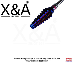 Tornado Tím Carbide Thêm Thô Xc Nail Khoan Bit 3/32 \ "Sharp Phay Cutter Làm Móng Tay Quay Burr Khoan Nail Nguồn Cung Cấp - Product Image 2