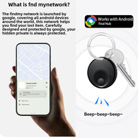 Nuevo Localizador de Llaves Inalámbrico, Dispositivo de Rastreo GPS para Mascotas y Niños, Etiqueta Inteligente Android Find My, Mini GPS Portátil de Plástico