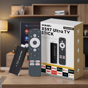 2024 XS97กล่องทีวีอัลตร้า4K s905w2 4GB 32GB, กล่องรับสัญญาณสี่คอร์พร้อมรีโมทควบคุมด้วย BT เสียง BT Android 11 Smart tvbox - Product Image 1