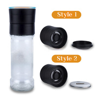 Ensemble de mini moulin à sel et poivre en plastique molinillos especias/moulin à sel himalayen en plastique