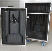 Boîtier de rack pour système audio 16U avec flight case, tiroir 2U, rack de mixage 4U, 3 couvercles, boîtier de rack pour amplificateur