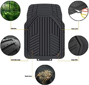 Odorless Heavy Duty Universal <strong>Car</strong> <strong>Mat</strong> <strong>Rubber</strong> Floor <strong>Mats</strong> <strong>for</strong> <strong>Car</strong> Suv Truck - Product Image 2