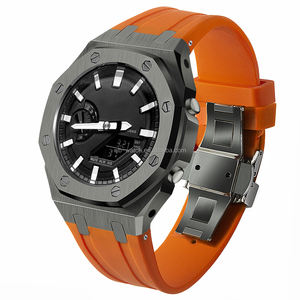 <span class=keywords><strong>G</strong></span>énération 4/5Th <span class=keywords><strong>Ga</strong></span> <span class=keywords><strong>2100</strong></span> Boîtier de montre en acier inoxydable 316L avec bracelet en métal et silicone pour OAK <span class=keywords><strong>G</strong></span> <span class=keywords><strong>shock</strong></span> Ga2100 - Product Image 2