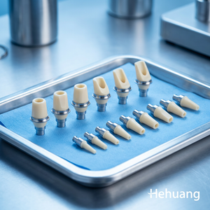 Abutments dentaires personnalisés en PEEK usinés CNC pour implants dentaires, haute précision, <span class=keywords><strong>Compo</strong></span> - Product Image 5
