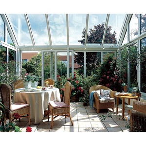 Instale fácilmente la casa de vidrio prefabricada modular Sunroom con recubrimiento en polvo Sunroom-Parts Porch Enclosure Sunroom - Product Image 5