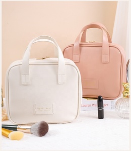 Vente en gros de sacs à cosmétiques à manche carré, voyage pour femmes, organisateur de maquillage portable, sacs à cosmétiques de luxe pour femmes, <span class=keywords><strong>pochette</strong></span> de maquillage - Product Image 2