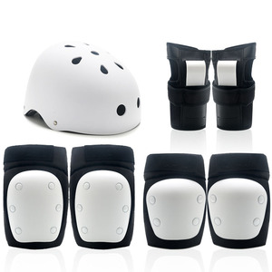 Juego de equipo de protección para deportes al aire libre para adultos y niños, patines y patinetes con rodilleras, protectores de Palma de codo, casco - Product Image 2