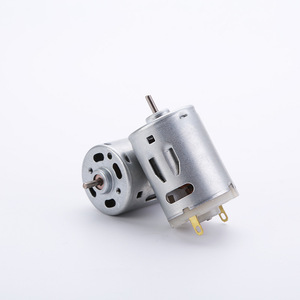 385 mainan Motor mikro kipas kecil mobil sikat kecepatan tinggi DC Shunt Wound IP65 12V/24V deselerasi - Product Image 1