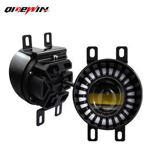 ไฟตัดหมอก QideWin ขนาด 4 นิ้ว 30W LED พร้อมวงแหวนแสงสองสี สำหรับรถออฟโรด ติดตั้งกับกันชนหน้า - Product Image 1
