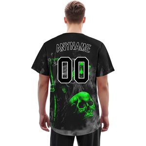 2025 Halloween Custom Name Number Jersey for Men <b>Gothic</b> Embroidery/Printing Womens Baseball Fan Uniform Baseball Clothing - Product Image 5