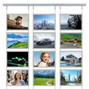 Affiches de cinéma LED personnalisées en acrylique écologique de haute luminosité, format A4, pour publicité intérieure, boîte à lumière LED rectangulaire mince - Product Image 1