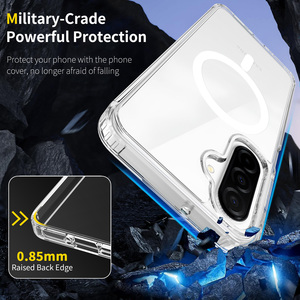 Clair TPU + PC 2.0mm mince anti-rayures antichoc housse de téléphone pour <span class=keywords><strong>Samsung</strong></span> pour Galaxy A16/A26/A17 étuis de téléphone portable magnétiques - Product Image 5