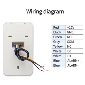 Tuya חכם עמיד למים בטן עצמאי ביומטרי כרטיס בקרת גישה עבור מערכת אבטחה כניסה דלת rfid - Product Image 5