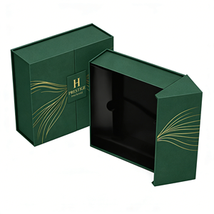 Caja Rígida Magnética para Perfume con Doble Puerta, Personalizada con Logotipo en Lámina Dorada, Fabricación Directa de Fábrica OEM ODM, Superventas - Product Image 1