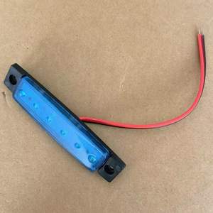 Camion remorque côté marqueur indicateurs feu de dégagement frein de voiture arrière surbrillance feu arrière 6LED 12V 24V voyant d'avertissement - Product Image 2