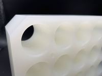 Pièces en plastique PE blanches personnalisées d'usinage CNC de haute précision Oem
