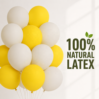 100 ballons en latex mat biodégradable, épais, haute élasticité, ronds, gonflables, pour mariage, anniversaire, festival, décoration de fête