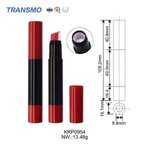Tubo de Lápiz Labial Recargable, Estuche de Lápiz Labial de Plástico Ecológico, Envase de Bálsamo Labial Voluminizador de Labios Hecho a Medida - Product Image 2