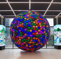 Pantallas LED esféricas de 360 grados, personalizadas, creativas, para interiores, P2, P2.5, pantalla Led en forma de globo