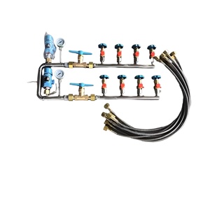Système de collecteur de gaz médical semi-automatique à 6/8/10 ports, le plus vendu, avec régulateur de gaz pour Argon, Oxygène et Gaz Naturel - Product Image 4