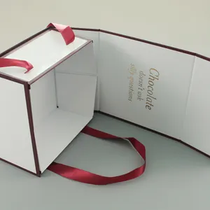High-Quality Custom Logo Printed Luxury Cardboard Paper Gift Wrapping Bonbon Candy Dessert Sweet Truffle Chocolate Box Packaging