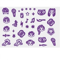 CHEERMO CM-DIY Autocollants de transfert creux multi-motifs, écologiques, durables, double face, 100 µm d'épaisseur, haute adhérence