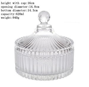 Logo kustom hadiah Natal stoples penyimpanan kaca permen gula toples kaca dengan tutup, Ideal untuk permen, perhiasan dan barang kecil - Product Image 6