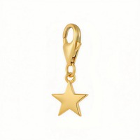 Pendentif Breloque Étoile en Argent Sterling 925 en Gros pour Femme, Breloque Design DIY Personnalisée pour Bracelet ou Collier