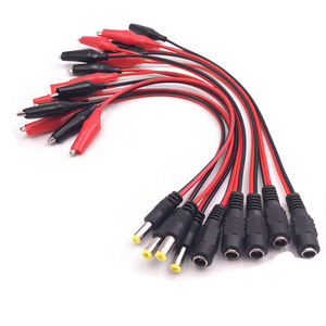 定制12V DC 5521公母连接器夹测试引线电缆组件 - Product Image 5