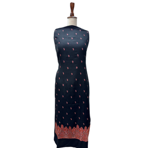 Machine Embroidery Unstitched <b>Suit</b> <b>Women</b> <b>3</b> <b>Piece</b> Traditional Dress Custom Design Festive Party Wear OEM ODM Wholesale Supply - Product Image 5