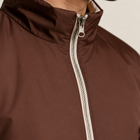 Veste matelassée réversible pour homme, rembourrée de coton, col montant, coupe-vent, polyester, élasthanne, légère, vêtements décontractés pour l'extérieur