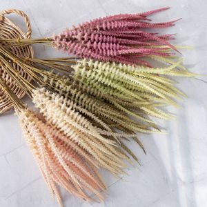 ดอกไม้ประดิษฐ์พลาสติกคุณภาพสูง สำหรับตกแต่งงานแต่งงาน สีเบจ ชมพู เขียว ขาว แดงกุหลาบ - Product Image 2