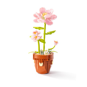 Drill Horse Children's Educational <b>Building</b> <b>Blocks</b> Flower Simulation Carnation Assembly Toy 8-13 Years Unisex 200-400 Pieces - Product Image 3