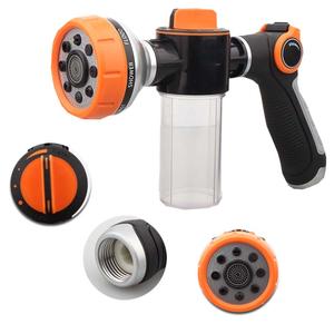 Fabriek Tuinpistool Pijp Schuim Water Hanalogue Interconnectsose Ncable Water Nozzles Brandweerman Wassen Zeep Auto Wassen <span class=keywords><strong>Spray</strong></span> Metaal - Product Image 3