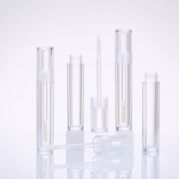 5ml Transparent Bouteille Brillant À Lèvres Bouteille Vide Bouche Rouge Vide Tube Moulage Par Injection Transparent Brillant À Lèvres Tube Cosmétique