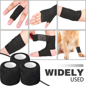 Sport <span class=keywords><strong>Tape</strong></span> Selbst klebendes medizinisches <span class=keywords><strong>Tape</strong></span> für Sport <span class=keywords><strong>Cohesive</strong></span> Bandage Wrap Rolls Athletic <span class=keywords><strong>Tape</strong></span> Klebeband Wrap Vet Stretch Wrap - Product Image 4