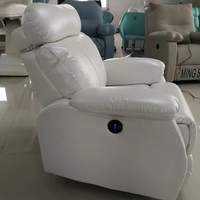 Fauteuil de massage électrique inclinable en cuir PU, fauteuil de pédicure électrique avec siège rotatif, équipement de salon