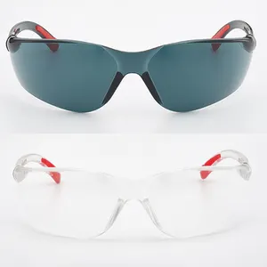 Prix usine anti-buée anti UV pas cher résistant aux rayures travailleur de la construction industrielle lunettes de protection travail lunettes de sécurité