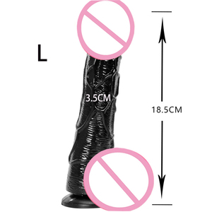 Mainan Seks Dewasa Grosir Laris Manis Dildo Karet Asli Pijat <span class=keywords><strong>Stimulator</strong></span> Klitoris Titik-G untuk Masturbasi Wanita - Product Image 3